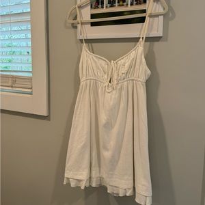 PRINCESS POLLY CUTE WHITE SUMMER MINI DRESS SIZE 6